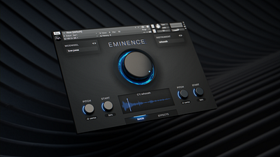 AVA Music - EMINENCE 3d artwork audio audio plugin design gui plugin ui