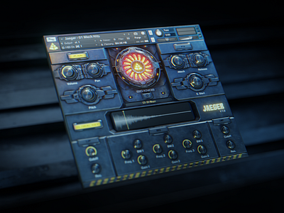 AudioImperia - Jaeger 3d artwork audio gui kontakt kontakt library music ui