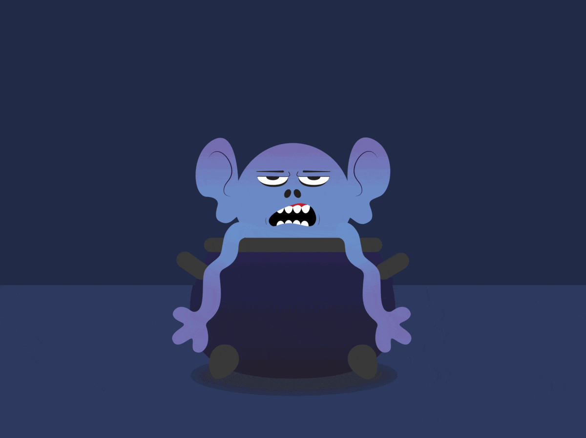 Monster Factory (GIF) 2d adobe illustrator alien animation cool creator design devil funny gif graphic design imp lineup monster monster creator scray silly squid troll vector