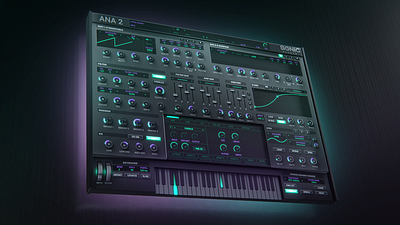 ANA2 - UltraSkin 3d artwork audio design gui music ui