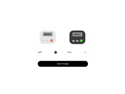 kitchen timer (select theme) clock dark kitchen timer light mode save changes stopwatch timer utilities widget