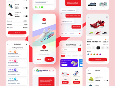 Nike shoes mobile app graphic design nft dashboard nike shoes app shoes app shoes page ui