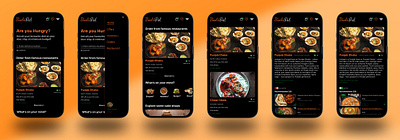 FoodiePal App design ui ux