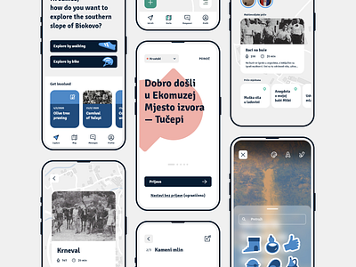 The Place of Springs design mobile app ui ux