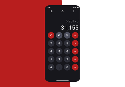 Daily UI #004 - Calculator app app desgin calculator dailyui figma ui user interface ux