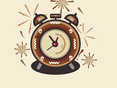 Clock Happy New Year! clock happy new year
