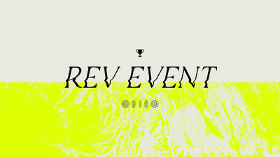 Rev Event art brand branding church design graphic design logo