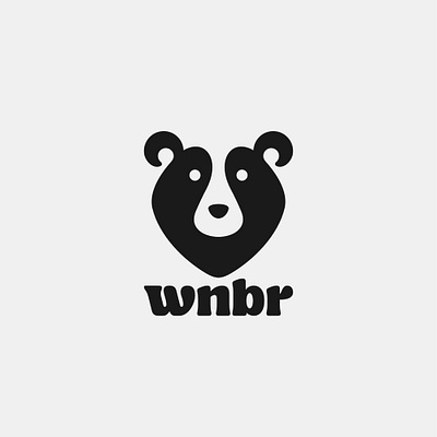 Bear negative space animal bear branding character design illustration logo mascot monogram negative space ui