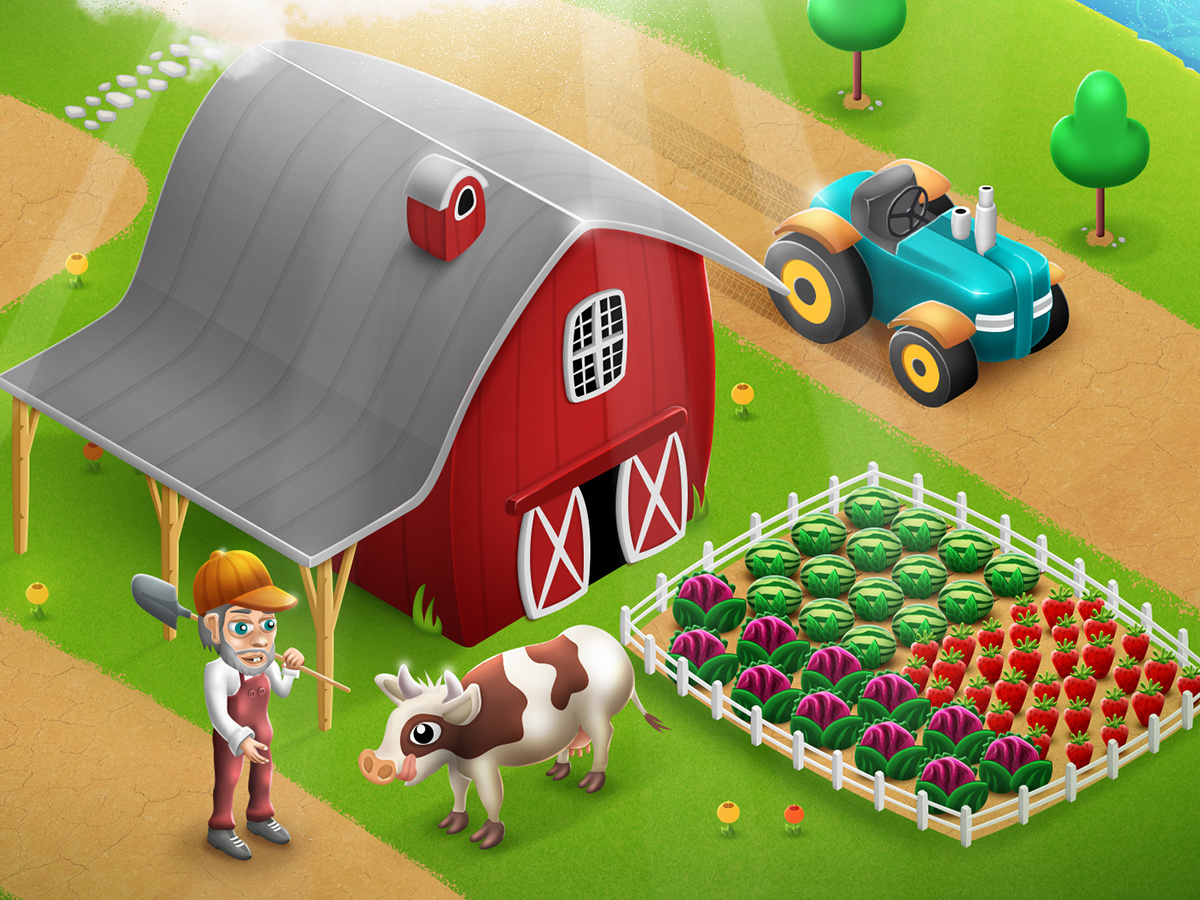 Example of Advanced Isometric Illustration