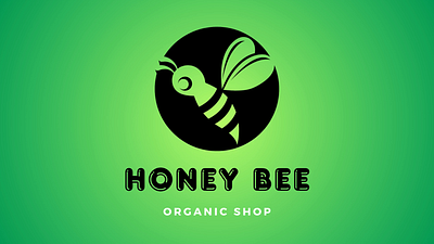 Honey bee logo animation branding graphic design logo motion graphics ui