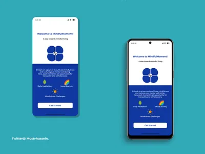 MindfulMoment App ui