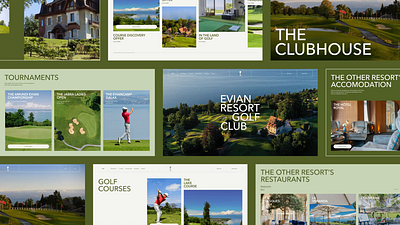 Golf Club animation digital design graphic design motion graphics typography ui ui a website