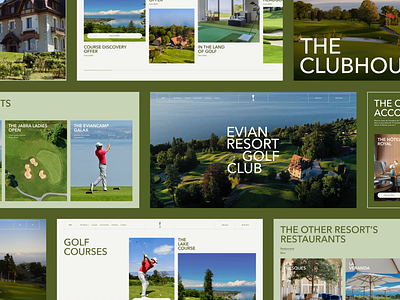 Golf Club animation digital design graphic design motion graphics typography ui ui a website