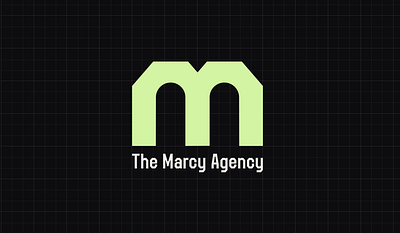 The Marcy Agency branding graphic design logo typography