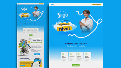 Siigo - UI Design for Landing Page design figma interface landing ui ui design uxui webpage