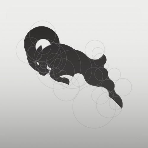 RidgeRunner Roofing Logo bold branding circular clean construction geometric goat graphic design industrial jumping leaping logo masculine minimal mountain goat organic ram roofing typography vector