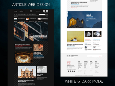 Article Web Design Client Project client project ui ui design web web design