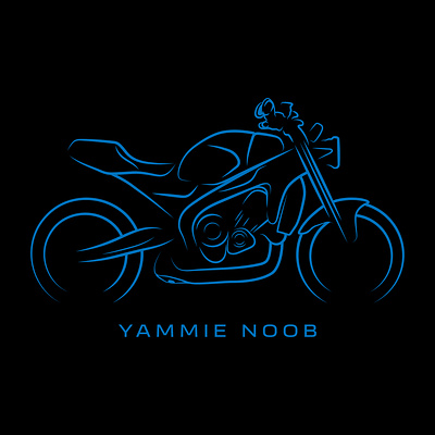 XSR 900 design graphic design illustration illustrator merch design motorcycle retro bike sportbike tee design vector graphics xsr900 yamaha yammie noob