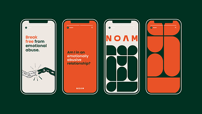 NOAM - Brand identity brand brand identity branding green logo logotype social media stories
