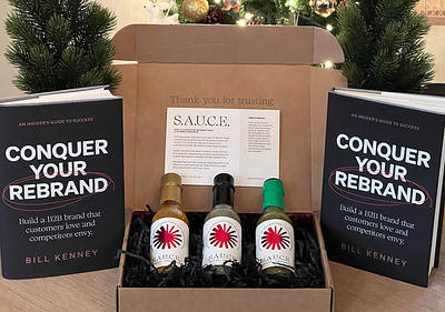 SAUCY Giveaway coming next week! book brand agency brand book branding conquer your rebrand focus lab giveaway holidays prize sauce