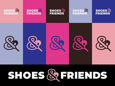 SHOES & FRIENDS — Logo color palette branding design digital graphic design identity letter logo logodesign logotype mark motion graphics palette symbol visual identity