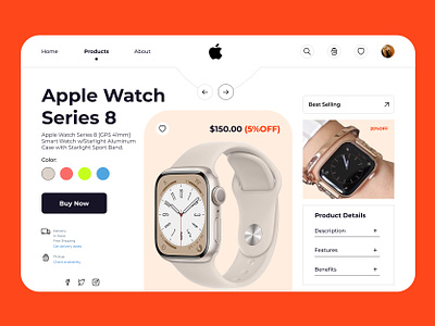 Shopify Web Page Design (E-commerce) apple store landing page apple watch e commerce ecommerce landing page ecommerce webpage ecommerce website i phone intuitive design online shopping shopify landing page design shopify web shopify webpage design shopify website design shopping trading web app design website design