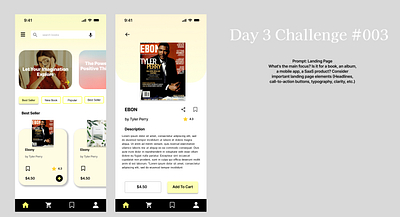 Day3 Book Shop Landing Page ui