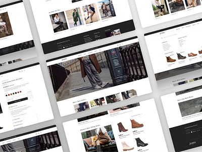 Updating The Jones Bootmaker Website & Online Brand ui