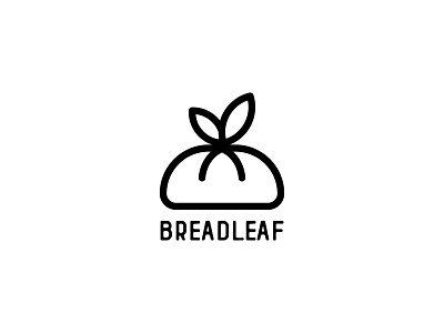 BREADLEAF bake bakery branding bread breadleaf bun creative design design food graphic design icon identity leaf logo minimal restaurant
