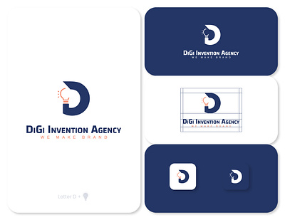 Concept: Digi Invention Agency - Logo Design (unused) best logo brand identity branding creative logo design graphic design graphics designer logo logo design logo designer modern logo tech logo