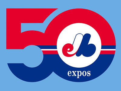 Montréal Expos at 50 50 baseball brand branding canada design expos graphic design identity illustration logo montreal sports ui visual