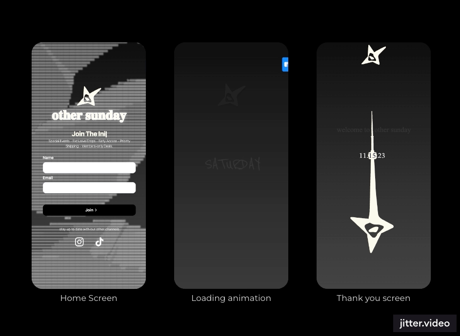 OS - Email Signup Page animation branding email list graphic design motion graphics ui website