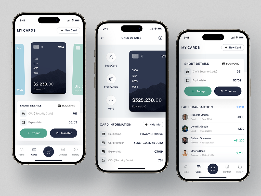 Finance Mobile App - Details Card by Ali Husni for Hatypo Studio on ...