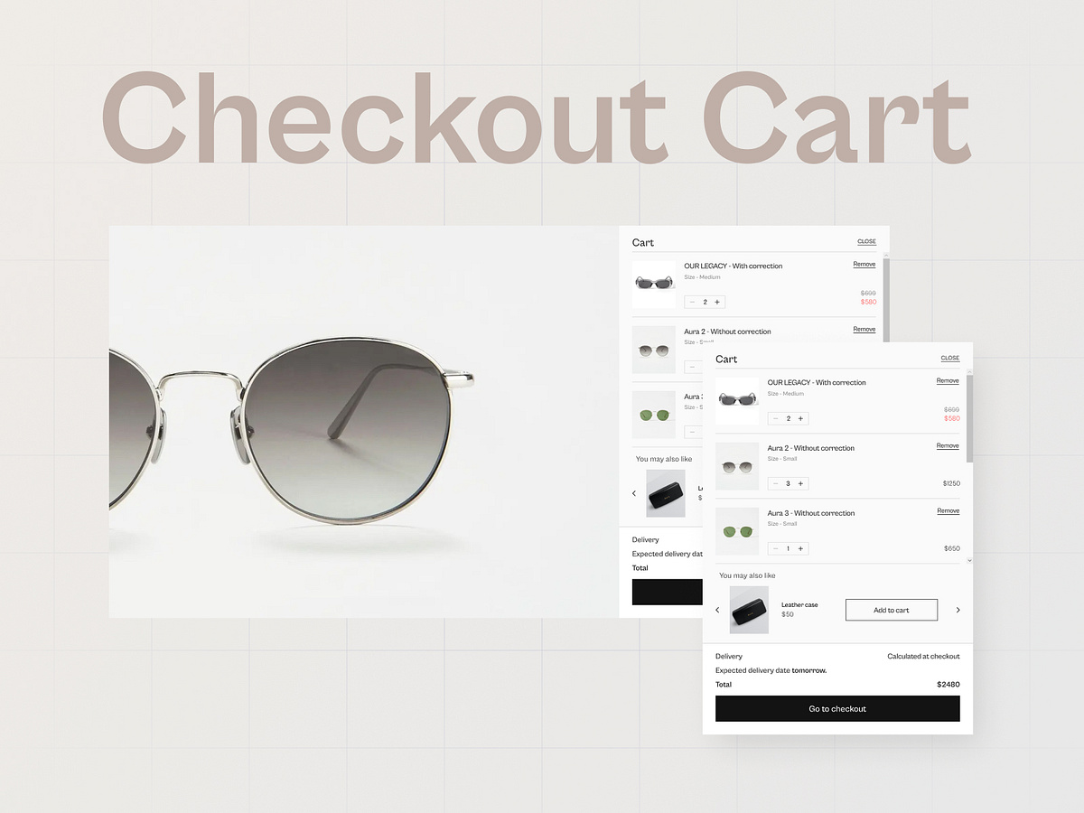 Cart UI designs, themes, templates and downloadable graphic elements on ...