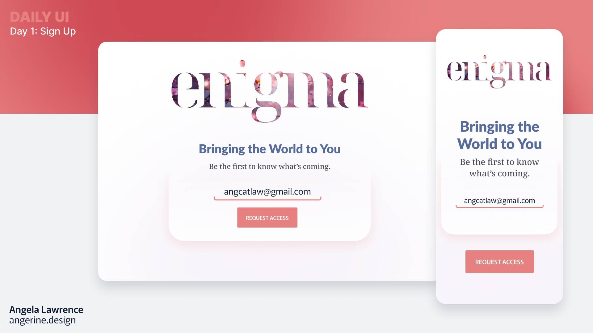 [Daily UI] Day 1: Sign Up Form app brand design branding daily ui daily ui challenge design design challenge form form design graphic design interface design logo portfolio typography typography design ui ui challenge user interface web design website