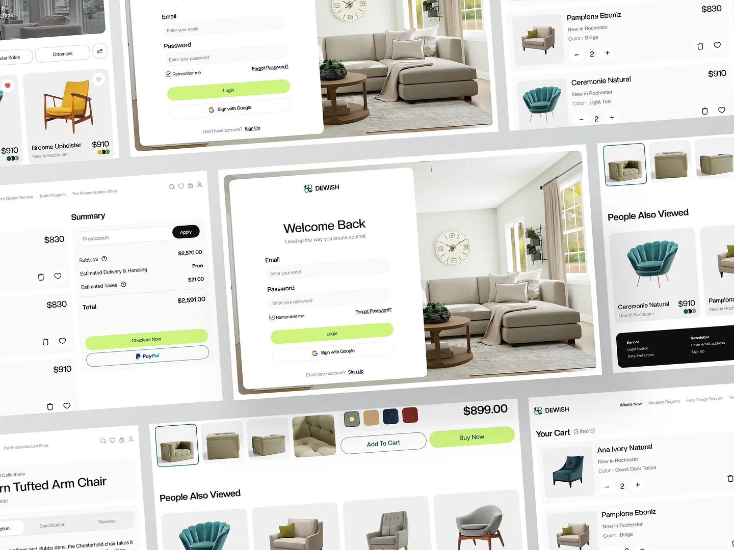 Modern Furniture Website Design: A User-Friendly Experience