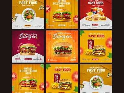 Food social media banner design app best t shirt branding business t shirt design event t shirt food social media post design graphic design illustration logo ui