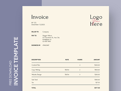 Google Docs Invoice Template designs themes templates and Google Docs Invoice Template designs themes templates and