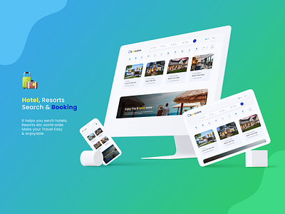 Hotel/Resorts Search & Booking Website UI UX Design booking website figma figma ui ux figma ui ux design figma website design hotel booking hotel booking website landing page landing page design psd template ui ux ui ux design web design website website concept website design website template website ui ux wordpress design wordpress theme design