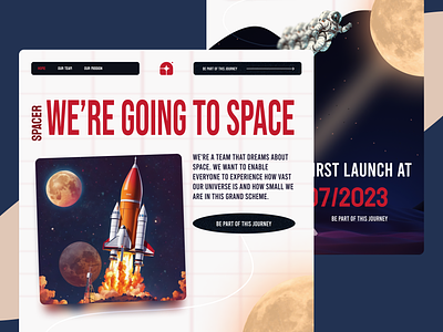 UI Website Product Launch design landing page product launch product launch website space space landing page space website space website design ui uiux website website design