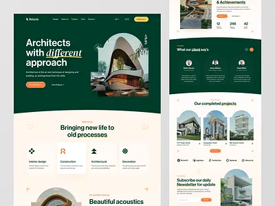 Architecture Website architect architecture architecture design design design studio home page landing page minimalist orix real estate startup studio typography ui urban achitecture ux web web design webdesign website
