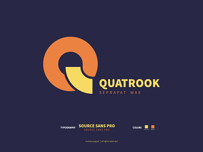 Quatrook Logo Design brand identity brand logo branding company logo design graphic design logo logo design vector