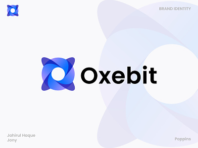 Oxebit Logo brand identity branding colorful logo company logo crypto finance graphic design letter o logo logo logo design logo designer modern logo web logo