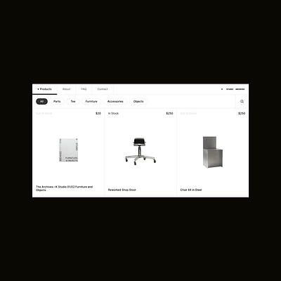 Archives Website—2023 © architecture art direction branding design editorial furniture graphic design illustration logo motorcycle object print website