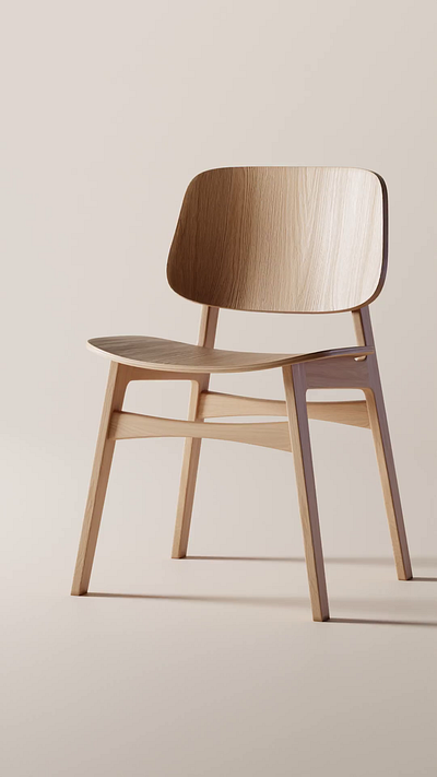 3d chair 3d b3d blender3d modelling realistic rendering