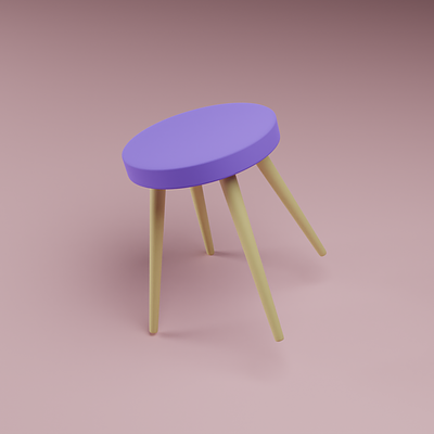 3D Chair 3d b3d blender blender3d design