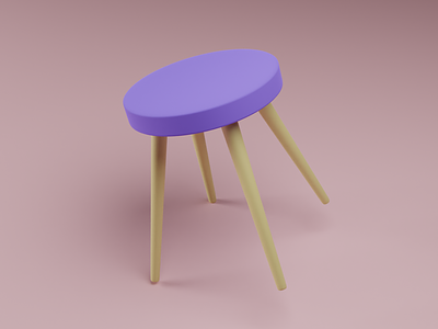 3D Chair 3d b3d blender blender3d design