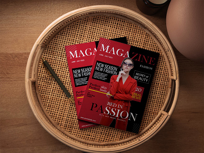 Magazine branding design fashion fashion magazine graphic design magazine photoshop post