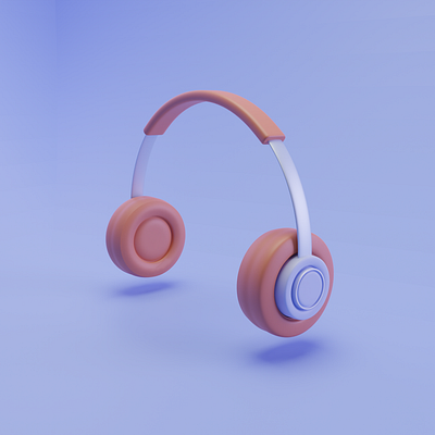 3d headphone 3d b3d blender blender3d design