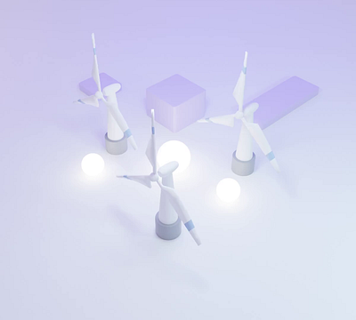 3D Windmill 3d abstract animation b3d blender blender3d design